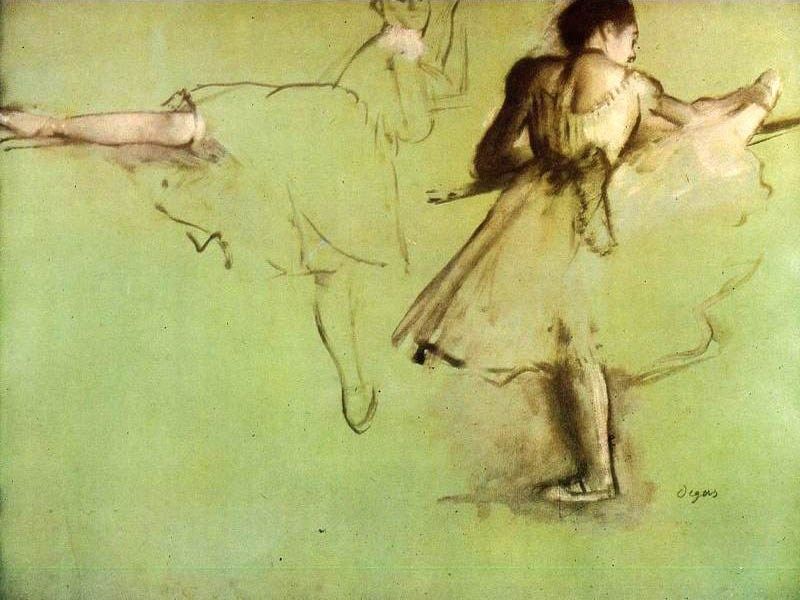 Edgar Degas Dancers at the Barre